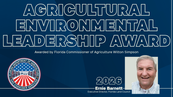 Agricultural Environmental Leadership Award 2026 Ernie Barnett