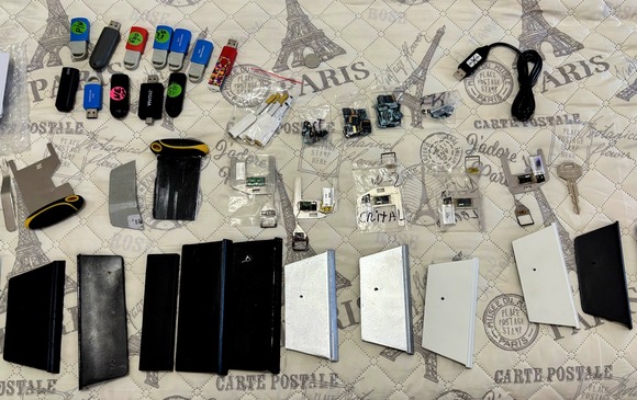 Flash drives and other storage devices and components