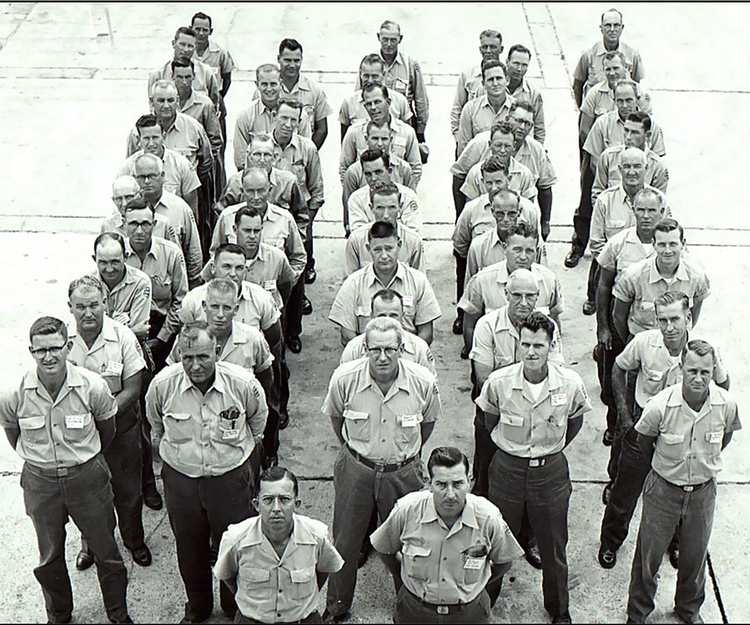 Archival image of Florida Forest Service personnel